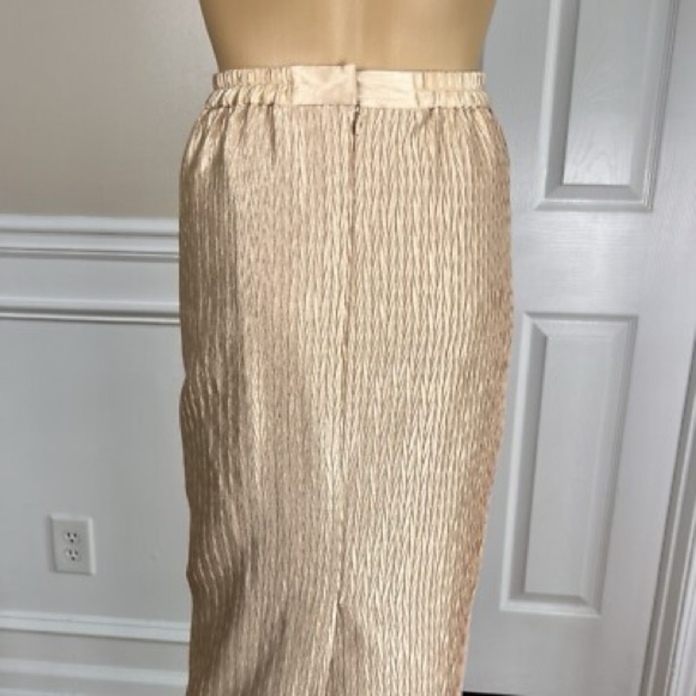 Gold skirt | VINTAGE - Picture 1 of 9